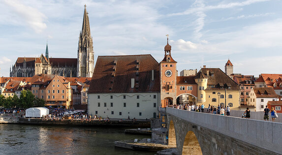 Stadtsilhouette Regensburg